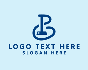 Vacuum Cleaner - Cleaning Cleaner Letter B logo design