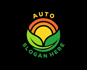 Eco Sun Leaves Logo