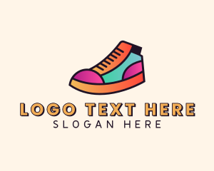 Shoemaker - Sneakers Shoe Footwear logo design