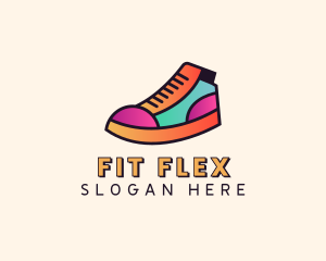 Activewear - Sneakers Shoe Footwear logo design