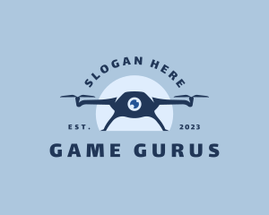 Gadget - Drone Camera Security logo design