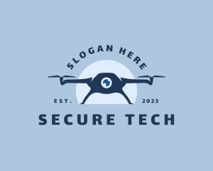 Security - Drone Camera Security logo design