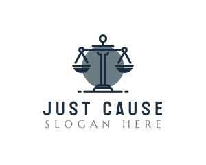 Justice - Paralegal Justice Scale logo design