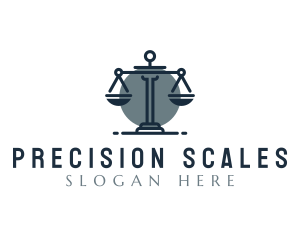 Paralegal Justice Scale logo design