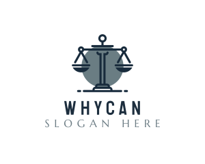 Paralegal - Paralegal Justice Scale logo design