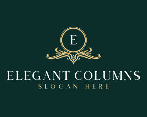 Elegant Hotel Shield logo design