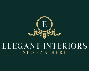 Elegant Hotel Shield logo design