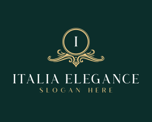 Elegant Hotel Shield logo design