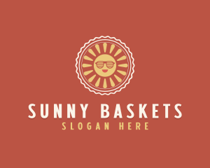 Summer Sunglasses Weather logo design