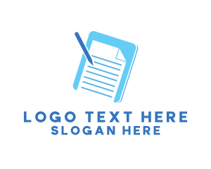 Report - Essay Writing Pad logo design