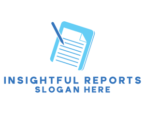 Report - Essay Writing Pad logo design