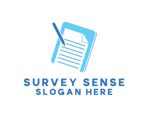 Survey - Essay Writing Pad logo design