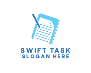Task - Essay Writing Pad logo design