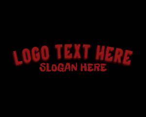 Grudge - Freaky Horror Wordmark logo design