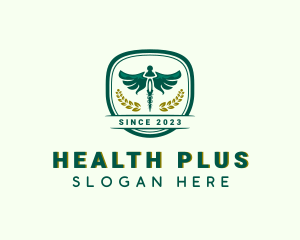 Medical Health Caduceus  logo design