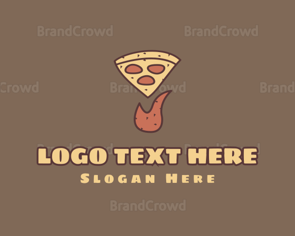 Fire Pizza Restaurant Logo