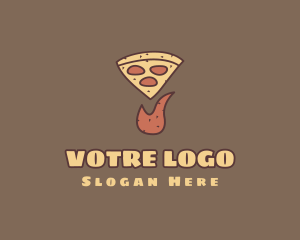 Fire Pizza Restaurant Logo