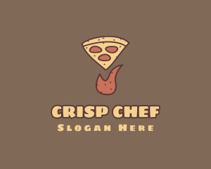 Fire Pizza Restaurant logo design