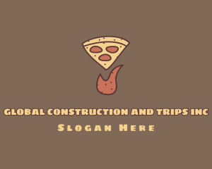 Pizzeria - Fire Pizza Restaurant logo design