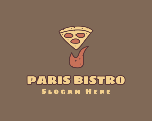 Fire Pizza Restaurant logo design