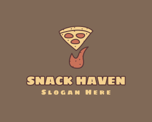 Fire Pizza Restaurant logo design