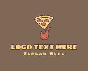 Fire Pizza Restaurant Logo