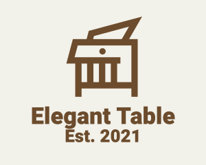 Table - Modern Table Furniture logo design