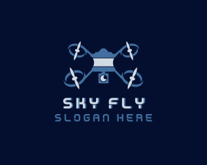 Tech Drone Videographer logo design