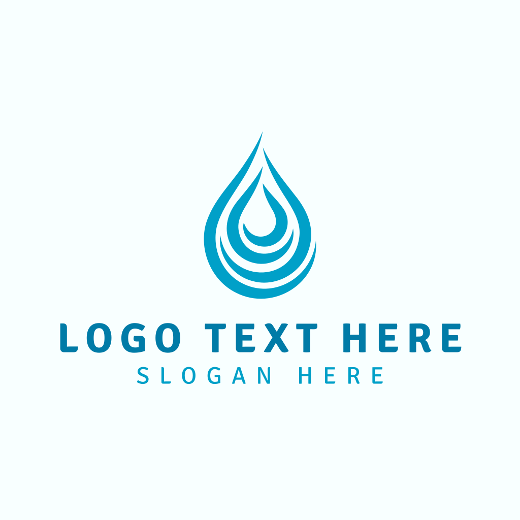 Water Droplet Liquid Logo | BrandCrowd Logo Maker