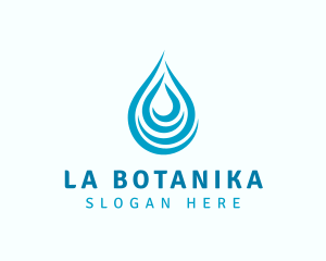 Water Supply - Water Droplet Liquid logo design