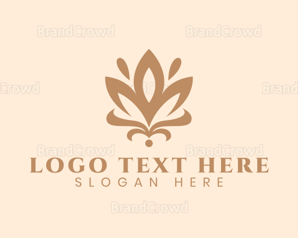 Lotus Flower Petal Logo