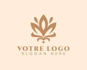 Lotus Flower Petal Logo