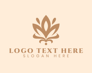 Lotus Flower Petal Logo