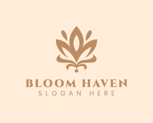 Lotus Flower Petal logo design