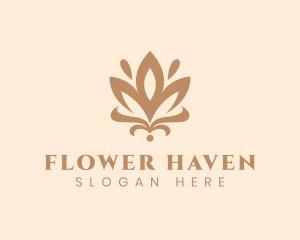 Lotus Flower Petal logo design