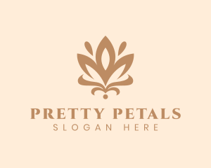 Lotus Flower Petal logo design