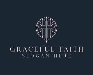 Christianity - Christian Parish Cross logo design