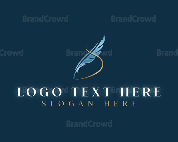 Law Feather Writing Logo