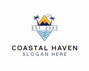 Bay - Travel Vacation Scenery logo design