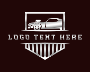 Garage - Motorsport Vehicle Car logo design