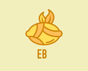 Natural - Lemon Citrus Fruit logo design