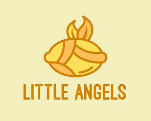 Juicy - Lemon Citrus Fruit logo design