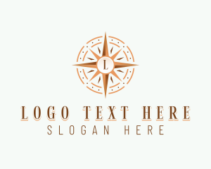 Location - Travel Compass Logistics logo design