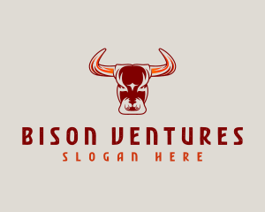 Bull Buffalo Horn logo design