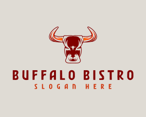 Bull Buffalo Horn logo design