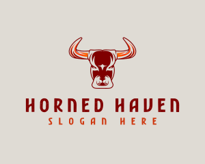 Bull Buffalo Horn logo design