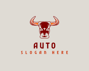 Bufallo - Bull Buffalo Horn logo design