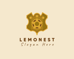 Kingdom - Sheriff Crest Star Insignia logo design