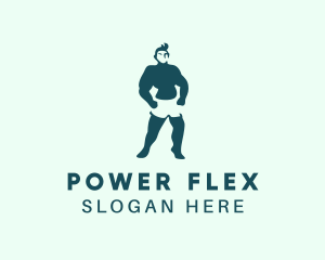 Muscular - Muscular Gym Instructor logo design