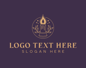 Candlelight - Scented Candle Decoration logo design